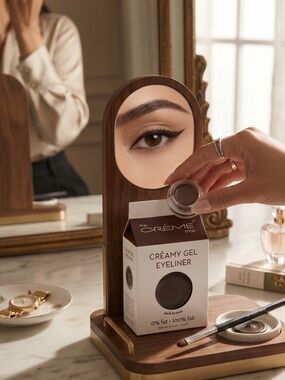 The Crème Shop Creamy Gel Eyeliner — Dark Brown